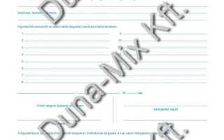 Jegyzőkönyv a letéti tárgyakról 1